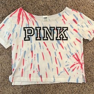 Victoria’s Secret PINK patriotic firework crop top